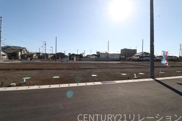綾瀬市上土棚南5丁目　売地　建築条件なし　No,3