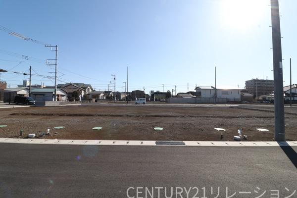 綾瀬市上土棚南5丁目　売地　建築条件なし　No,3