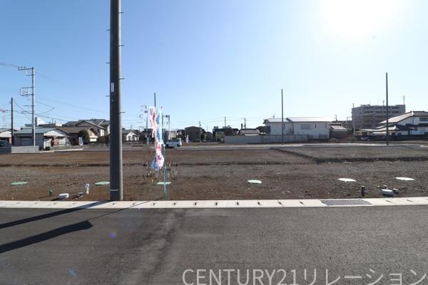 綾瀬市上土棚南5丁目　売地　建築条件なし　No,4