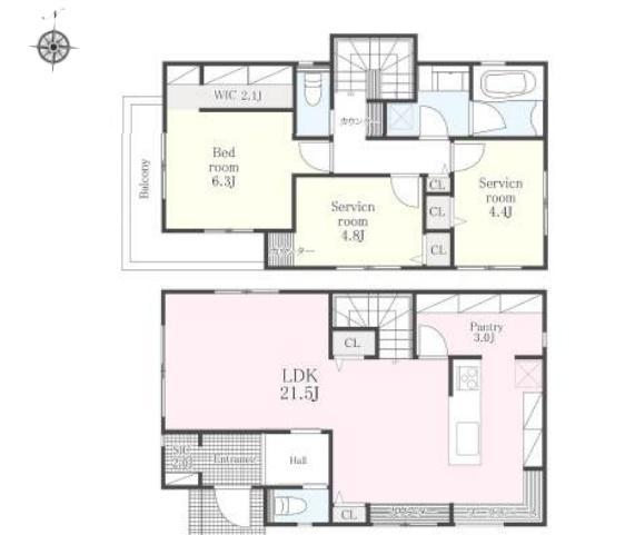 座間市入谷東４丁目　新築分譲7号棟