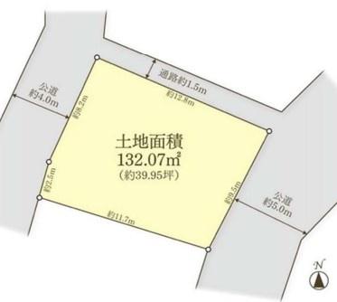 綾瀬市寺尾北４丁目の土地