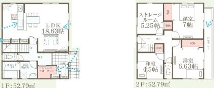 高座郡寒川町大曲3丁目新築分譲2号棟