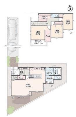 綾瀬市深谷中２丁目　綾瀬１期　新築分譲２７号棟
