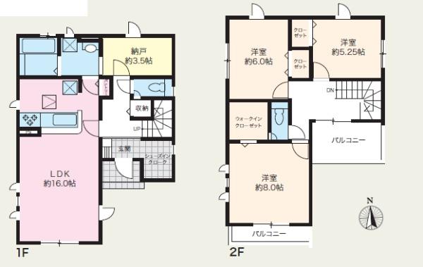 厚木市岡田４丁目　３期　新築分譲１号棟