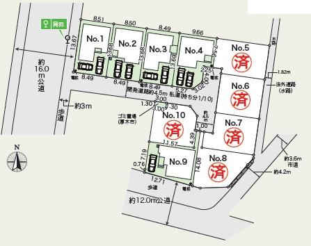 厚木市岡田４丁目　３期　新築分譲９号棟