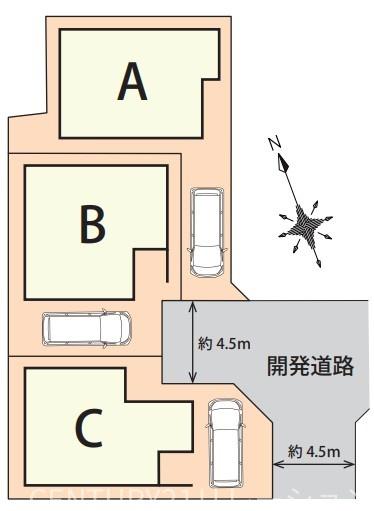 海老名市杉久保南３丁目　新築分譲全６棟　Ｆ棟
