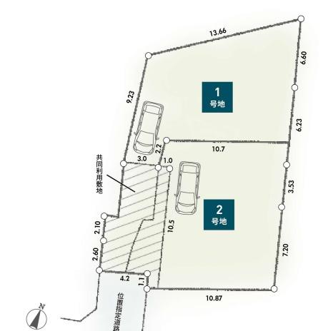 座間市ひばりが丘５丁目第３　売地　建築条件付き　1号地