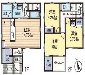 座間市西栗原１丁目　新築一戸建　４号棟