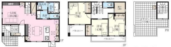 綾瀬市小園新築分譲３号棟