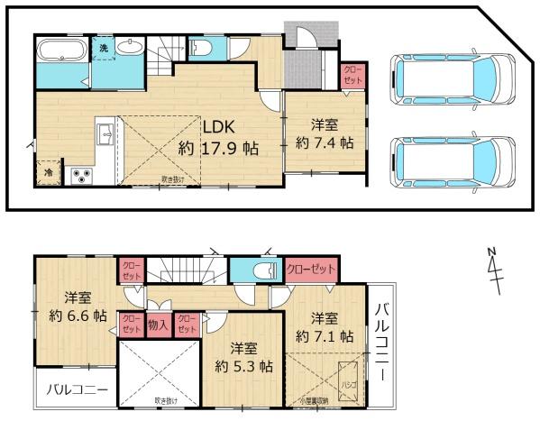 海老名市国分寺台２丁目の中古一戸建て