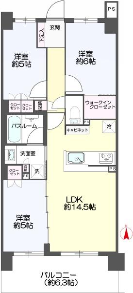 ヴェレーナさがみ野6階