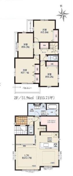 綾瀬市深谷中3丁目1期　新築分譲1号棟