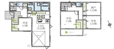 厚木市愛甲西1丁目新築分譲2号棟