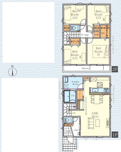 座間市東原1丁目1期　新築分譲1号棟