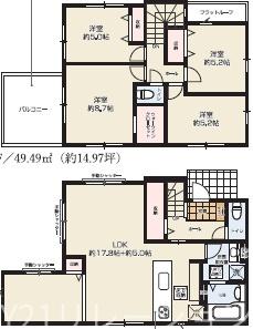 座間市座間1丁目3期新築分譲2号棟