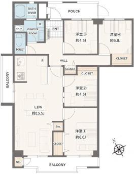 東建座間ハイツ４号棟