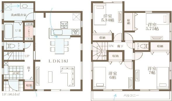 綾瀬市上土棚南5丁目新築一戸建て