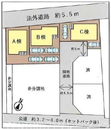 海老名市下今泉４丁目新築分譲全３棟Ａ棟