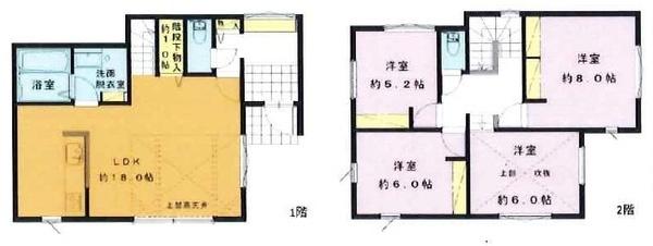 海老名市下今泉４丁目新築分譲全３棟Ｂ棟