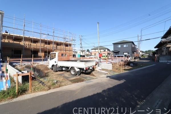 厚木市上依知第30新築分譲3号棟(前面道路含む現地写真)