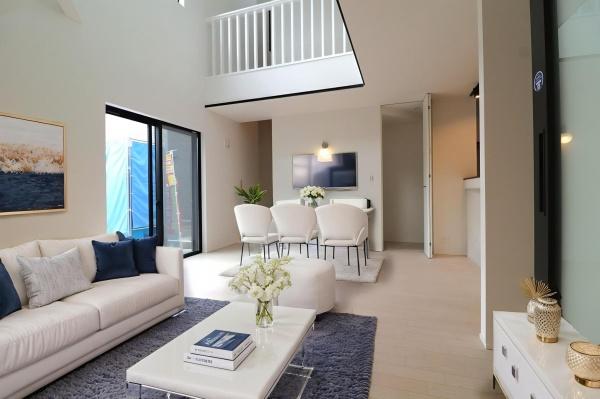 厚木市元町新築分譲A号棟(リビング)