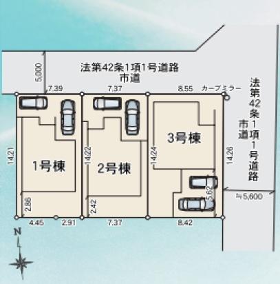厚木市上落合第１期　新築分譲2号棟
