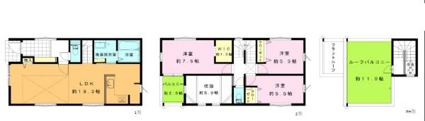 大和市上草柳6丁目 新築分譲A号棟