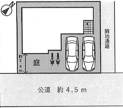 綾瀬市寺尾釜田3丁目 新築一戸建て(区画図)