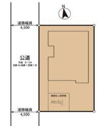 厚木市妻田北1丁目の中古一戸建て(区画図)
