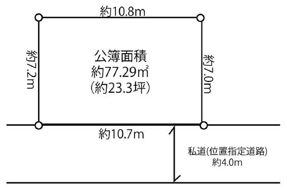 座間市相模が丘3丁目 売地 建築条件なし
