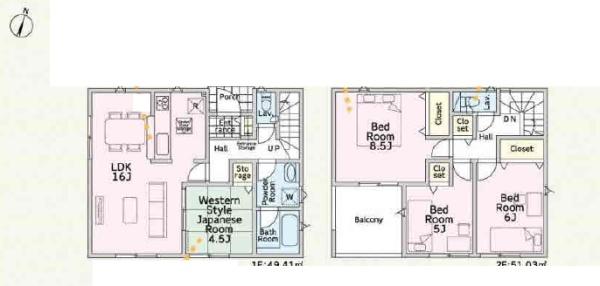 愛甲郡愛川町中津第132　新築分譲４号棟