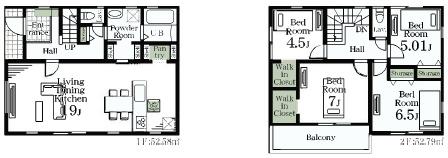 厚木市毛利台3丁目第2新築分譲1号棟