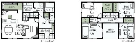 厚木市毛利台3丁目第2新築分譲2号棟