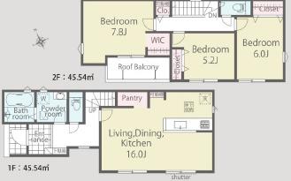 綾瀬市寺尾本町3丁目第1期新築分譲1号棟