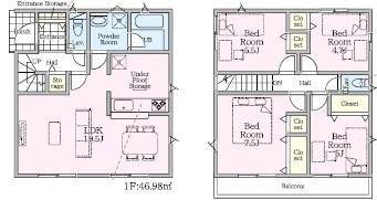 愛甲郡愛川町中津第135新築分譲2号棟