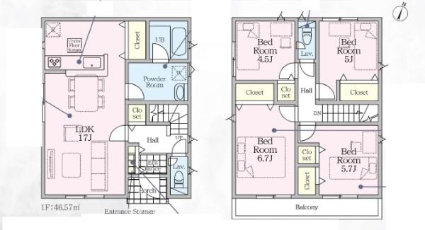 愛甲郡愛川町中津 第137 新築分譲1号棟