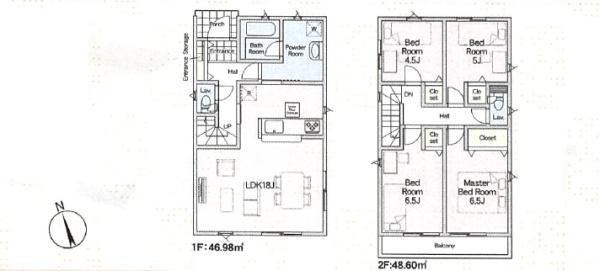 愛甲郡愛川町中津 第134 新築分譲2号棟