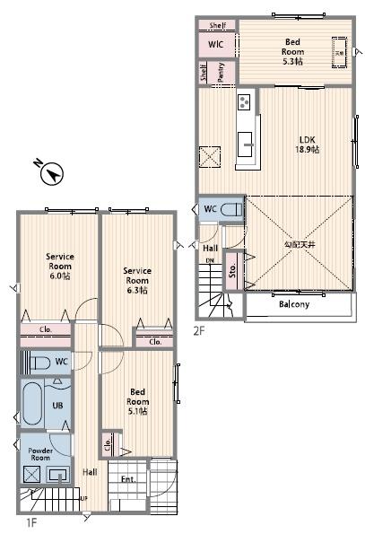 綾瀬市寺尾本町1丁目1期 新築分譲No.3