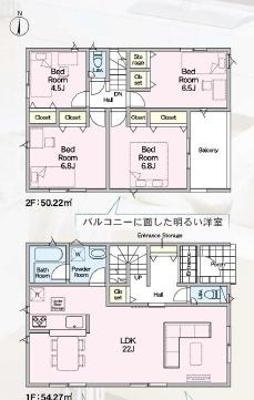厚木市妻田西3丁目第14新築分譲2号棟
