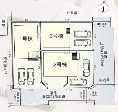 厚木市妻田西3丁目第14新築分譲2号棟