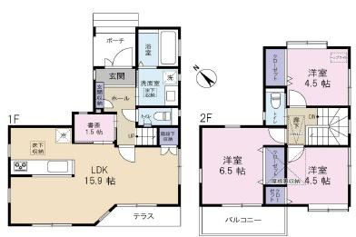 厚木市みはる野2丁目　中古一戸建て