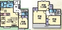 綾瀬市深谷中4丁目新築分譲B号棟