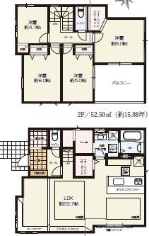 綾瀬市深谷南5丁目1期新築分譲1号棟