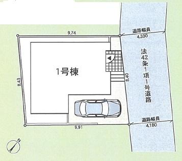 綾瀬市落合南3丁目　第17　新築分譲１号棟