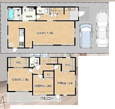 厚木市下荻野 中古一戸建て