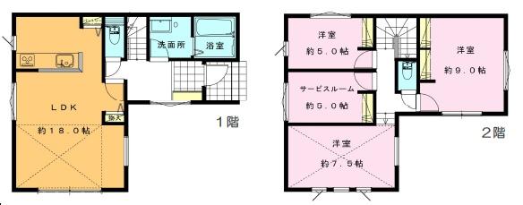 高座郡寒川町小谷1丁目Ⅱ　新築分譲C棟