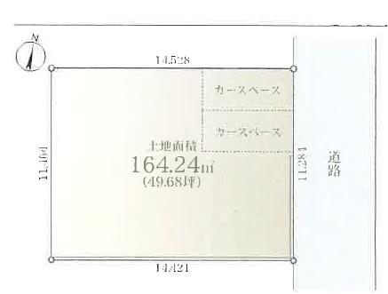 綾瀬市綾西2丁目　売地　建築条件無し