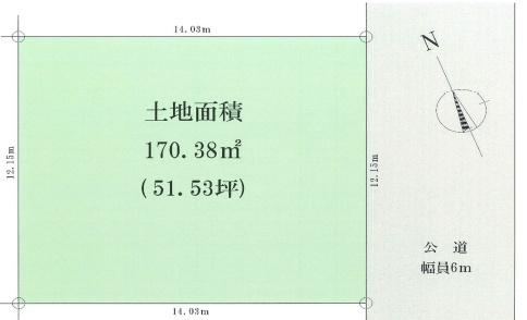 綾瀬市小園南2丁目売地建築条件なし