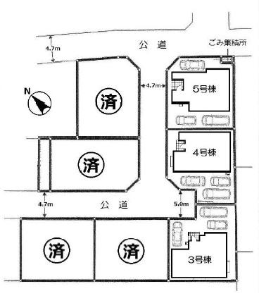 愛甲郡愛川町中津　新築分譲４号棟