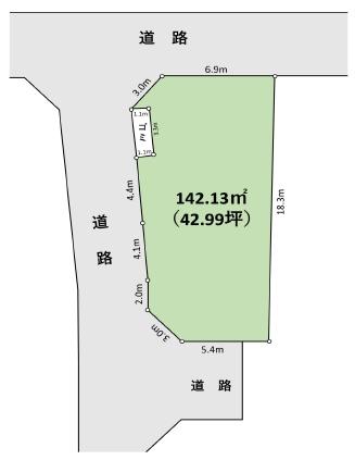 厚木市下川入の土地
